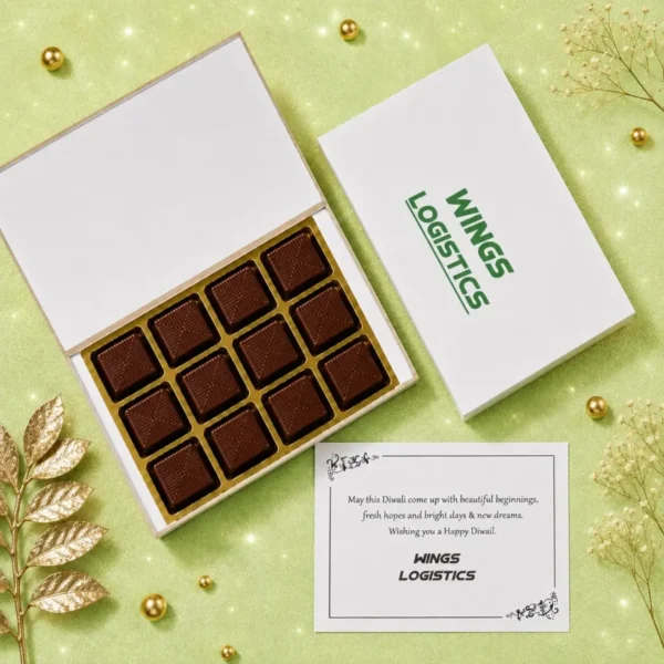 12Pcs Non Printed Premium Chocolates Gift For Diwali