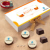 (E2) 18Pcs Middle Printed Premium Chocolates Gift For Diwali
