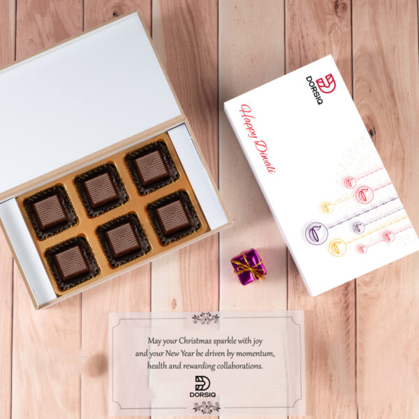 (A1) 6Pcs Non Printed Premium Chocolates Gift For Diwali