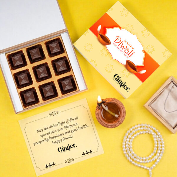 (B1) 9Pcs Non Printed Premium Chocolates Gift For Diwali