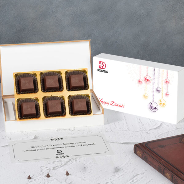 (A1) 6Pcs Non Printed Premium Chocolates Gift For Diwali