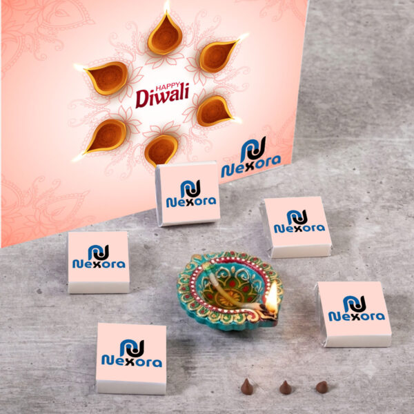 (B4) 9Pcs Wrapper Printed Premium Chocolates Gift For Diwali