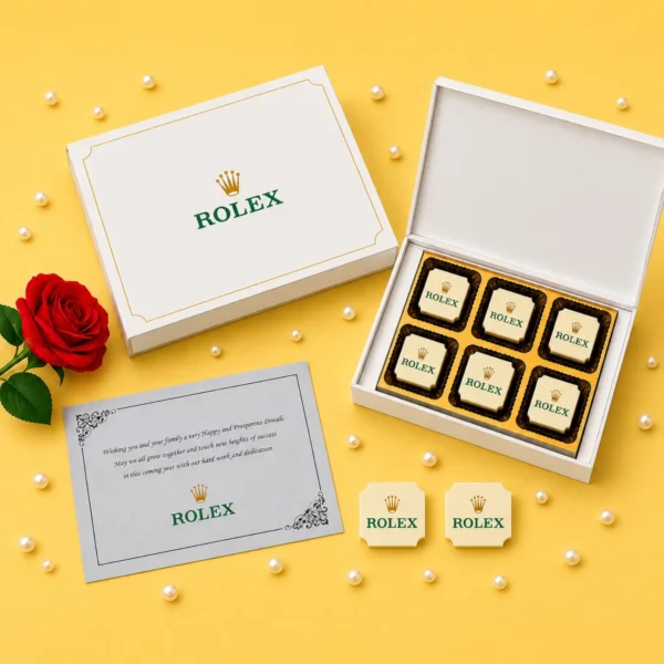 6Pcs All Printed Premium Chocolates Gift For Diwali