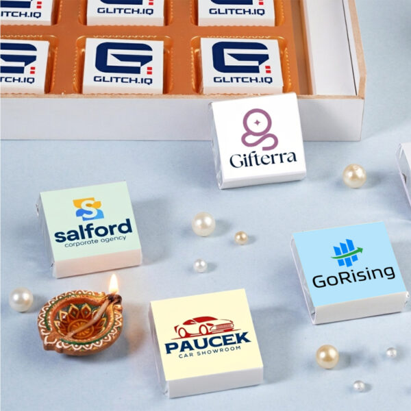 (A4) 6Pcs Wrapper Printed Premium Chocolates Gift For Diwali